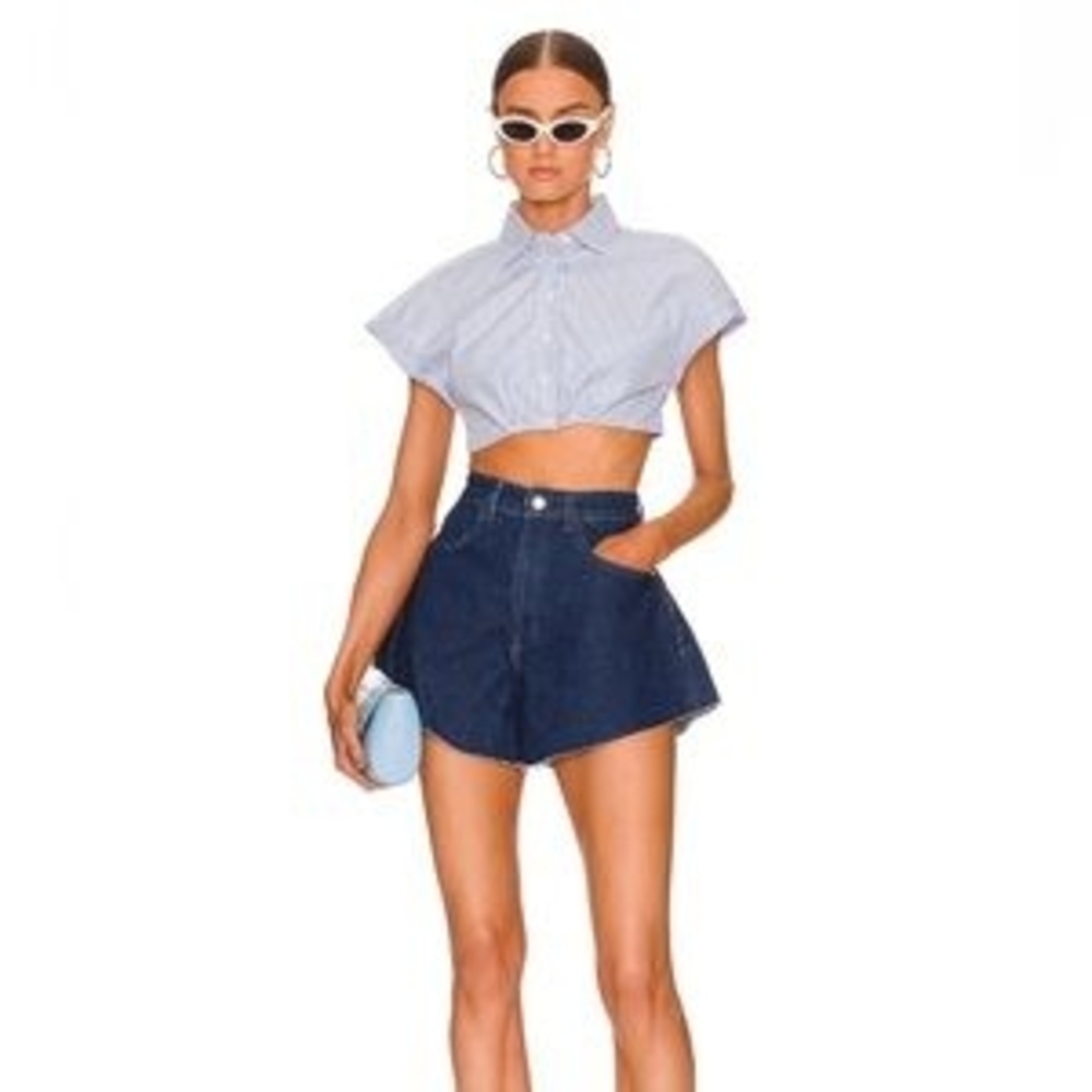 WeWoreWhat Dark Blue Women's Shorts